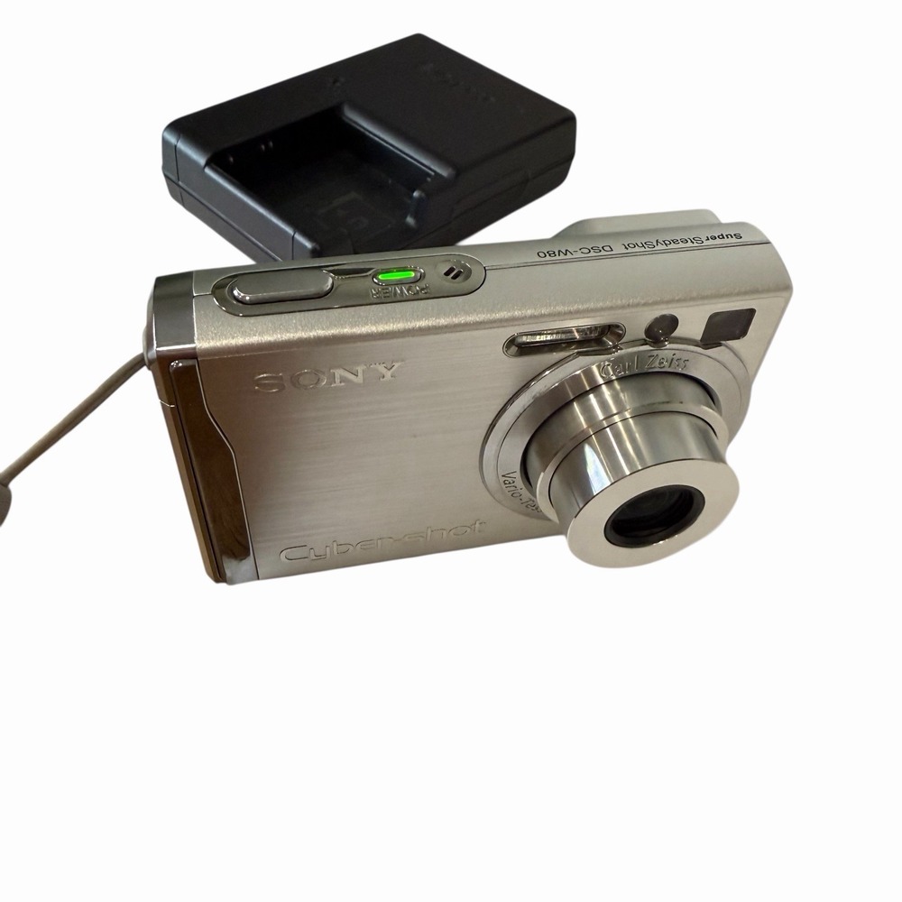 Sony Cyber-Shot DSC-W80‎ 7.2MP Digital Camera Case Charger Battery SD Card Works - Picture 5 of 12